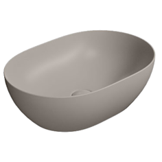 Mynd af GSI Pura handlaug 50x35cm Tortora Matt