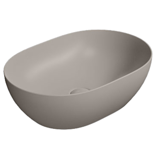 Mynd af GSI Pura handlaug 50x35cm Tortora Matt