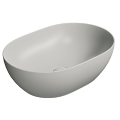 Mynd af GSI Pura handlaug 50x35cm Cenere Matt