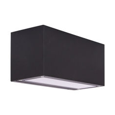 Mynd af Veggljós Case 1x12W IP55 3000K Svart 