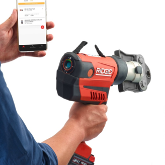 Mynd af Ridgid RP350 pressuvél 32kN m. Bluetooth