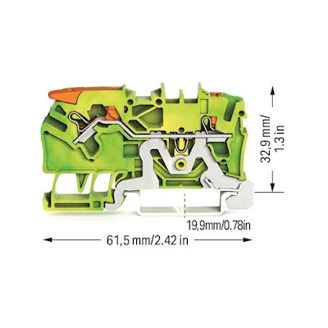 Mynd af Raðtengi 2,5 (4)mm² GG