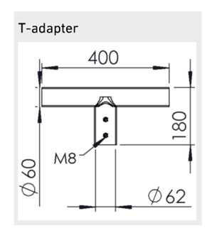 Mynd af T-greining 60mm HG