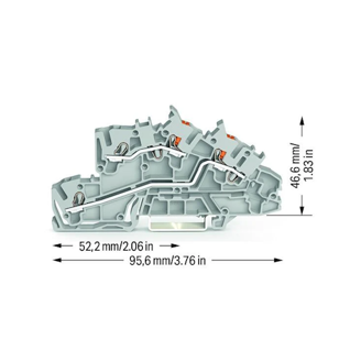 Mynd af Sambyggt raðtengi 2,5mm² L/L