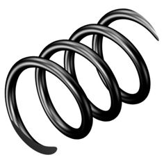 Mynd af Helical coil spring C3