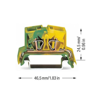 Mynd af Raðtengi mini 2,5mm² 2x GG