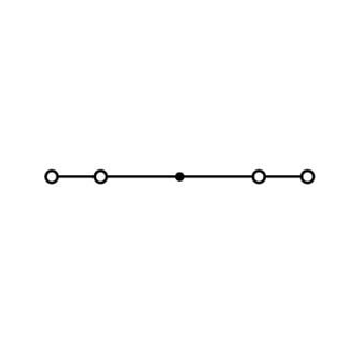 Mynd af Raðtengi 2,5mm² 2/2 Grárr
