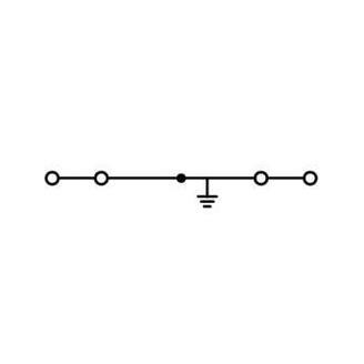 Mynd af Raðtengi 2,5mm² 2/2 GG