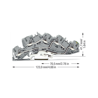 Mynd af Sambyggt raðtengi 6mm² L/L/PE