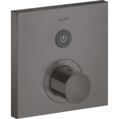 Mynd af AXOR ShowerSelect hitastillir innbyggður Svart burstað króm