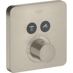 Mynd af AXOR  ShowerSolutions hitastillir innbyggður Burstað nikkel