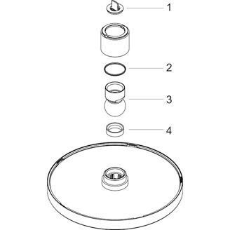 Mynd af Hansgrohe Croma sturtuhaus Ø160mm Króm