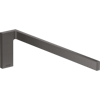 Mynd af AXOR Universal Rectangular handklæðaslá Svart burstað króm