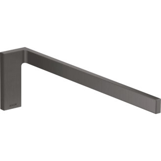 Mynd af AXOR Universal Rectangular handklæðaslá Svart burstað króm