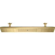 Mynd af AXOR ShowerSolutions ShowerHeaven 4jet m. LED-ljósi Burstað brass