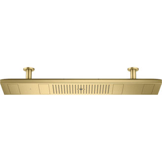 Mynd af AXOR ShowerSolutions ShowerHeaven 4jet m. LED-ljósi Burstað brass