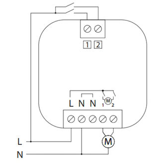 Mynd af Plejd snjall gardínustýring Bluetooth® 230V