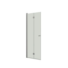 Mynd af Dansani Fellihurð glær m/gráum prófíl 90cm 
