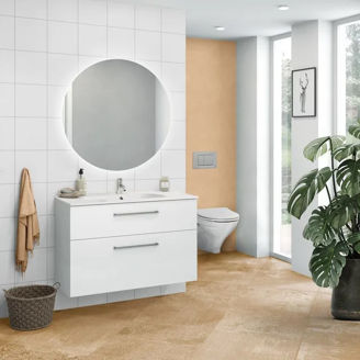 Mynd af Dansani Stand skúffuskápur 100x44x64cm Svört eik