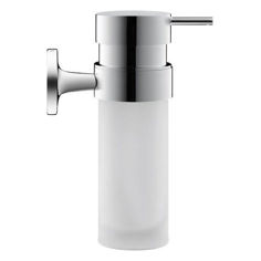 Mynd af Duravit Strack T sápuskammtari á vegg Króm