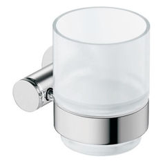 Mynd af Duravit D-Code glas á vegg Króm