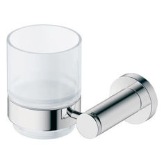 Mynd af Duravit D-Code glas á vegg Króm