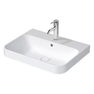 Mynd af Duravit Happy D.2 Plus borðhandlaug 60x46cm, svört