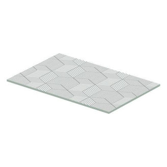 Mynd af Duravit DuraSquare glerplata f. grind, Cubic Line