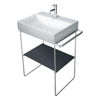 Mynd af Duravit DuraSquare glerplata f. grind, Svört