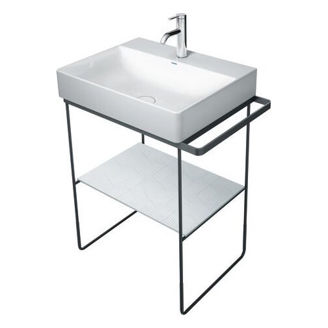 Mynd af Duravit DuraSquare grind 665x451mm, svört mött