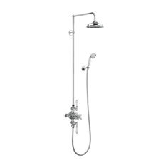 Mynd af Burlington Avon Thermostatic sturtusett Ø236mm Króm