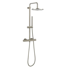 Mynd af Crosswater Multifunction sturtusett m. handsturtu Burstað stál