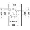 Mynd af Duravit Starck 1 vegghengt salerni 410x575mm Hvítur glans