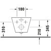 Mynd af Duravit Starck 1 vegghengt salerni 410x575mm Hvítur glans