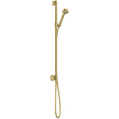 Mynd af Axor One handsturtusett á vegg m. úrtaki Burstað Brass