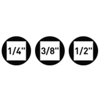 Mynd af BT Line bakki í skáp m. toppasetti 3/8" 1/4" 1/2" 86 stk