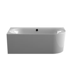Mynd af Knief Fresh XS Corner R baðkar 1550x800x600mm Hvítur