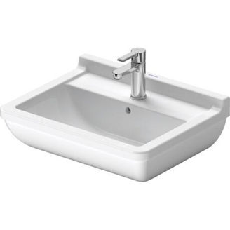 Mynd af Duravit Starck 3 vegghandlaug 55x43cm Hvítur glans