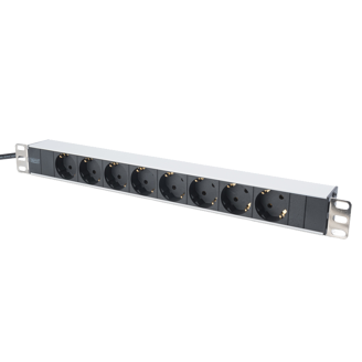 Mynd af Fjöltengi 19" 8x16A Schuko