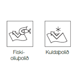 Mynd af ELKA svunta m. axlaböndum