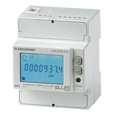 Mynd af Countis E22 Orkumælir KwH bein mæling 80A 3 fasa MID