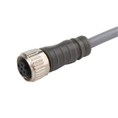 Mynd af PVC snúra 3póla DC  2m M12