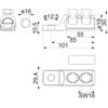 Mynd af Strengskór skrúfaður 95-185mm² Ø12,5mm
