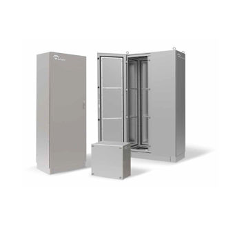 Mynd af Veggskápur Ryðfrír (SS304L)  H600/B600/D210cm IP66