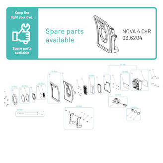 Mynd af NOVA 4 C+R kastari 400-4000 lm