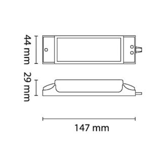 Mynd af Straumgjafi LED 450mA 16W 1-4 útg. dimmanlegur