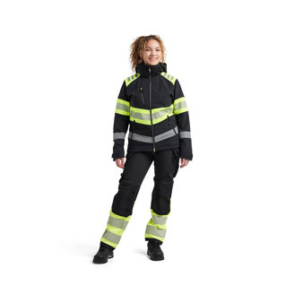 Mynd af BLÅKLÄDER Softshell jakki Hi-Vis dömu