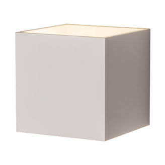 Mynd af Veggljós kubbur 10x10x10 G9 hvítt