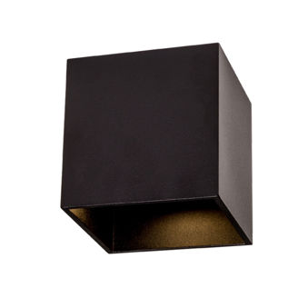 Mynd af Loftljós kubbur 10x10x10 GU10 svart