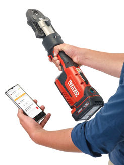 Mynd af Ridgid RP351 pressuvél 32kN m. Bluetooth
